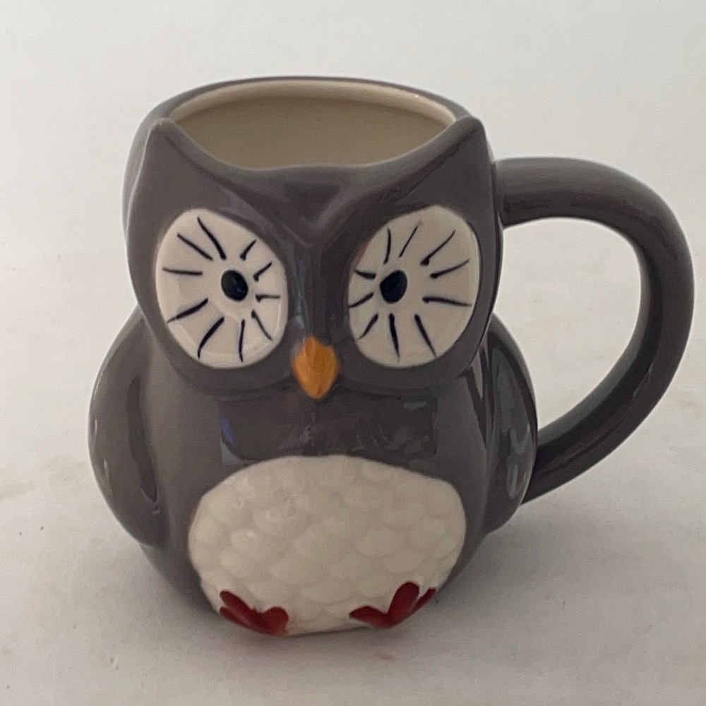 Threshold Gray Owl Mug